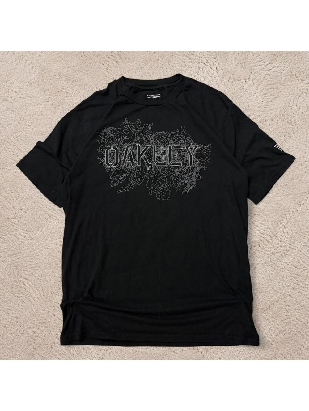 Mens Y2K Oakley Graphic Tee SIze L